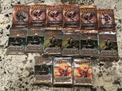 Magic: The Gathering Zendikar Booster Pack X 9 & Time Spiral X 6 FACTORY SEALED - Image 1