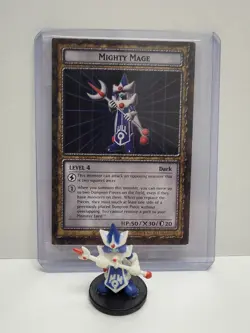 Yu-Gi-Oh Dungeon Dice Monsters - Figure & Card - Mighty Mage - Image 1