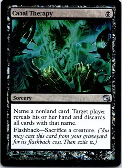MTG Magic the Gathering Cabal Therapy (12/30) PDS Graveborn LP FOIL - Image 1