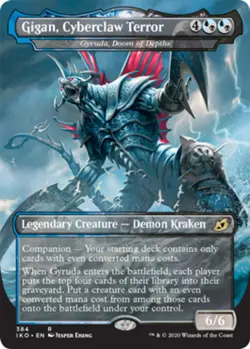 x1 Gigan, Cyberclaw Terror - Gyruda, Doom of Depths R MTG Ikoria: Lair of Behemo - Image 1