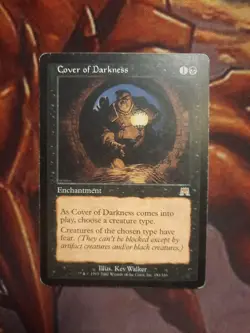 Cover of Darkness - MTG Onslaught Rare - HP - Image 1