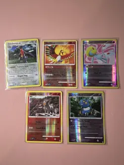 Pokemon TCG Vintage Lot - 5 Cards - Mysterious Treasures - Secret Wonders - Image 1