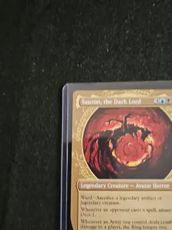 Sauron, The Dark Lord 0329 Mythic Tales Of Middle Earth MTG NM Showcase - Image 2