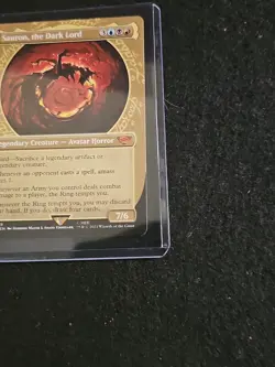 Sauron, The Dark Lord 0329 Mythic Tales Of Middle Earth MTG NM Showcase - Image 4