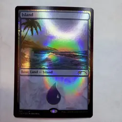 SLD Island (102) (Bob Ross) Secret Lair Drop Foil MTG NM - Image 1
