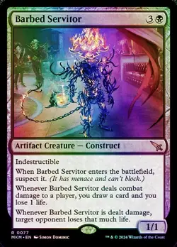 Barbed Servitor Murders at Karlov Manor NM MTG Foil - Image 1