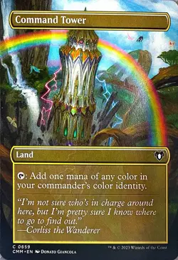 Command Tower (Borderless) Non- Foil C Commander Masters 659 NM - Image 1