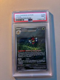 2024 POKEMON SV STELLAR CROWN - SCR EN #144/142 LEDIAN ILLUSTRATION RARE PSA 9 - Image 1