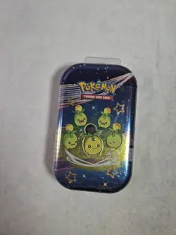 SMOLIV TIN - Pokemon Scarlet & Violet Paldean Fates Mini Tin SEALED IN HAND - Image 1