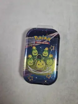 SMOLIV TIN - Pokemon Scarlet & Violet Paldean Fates Mini Tin SEALED IN HAND - Image 2