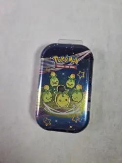 SMOLIV TIN - Pokemon Scarlet & Violet Paldean Fates Mini Tin SEALED IN HAND - Image 3