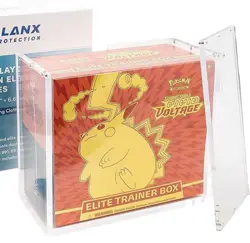 Pokemon ETB Trainer Boxes US Premium Acrylic Display Magnetic Case Box - Image 1