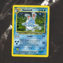 Pokemon Azumarill Neo Genesis 2/111 HOLO RARE LP Lightly Played Pokemon Vtg WOTC - Image 1