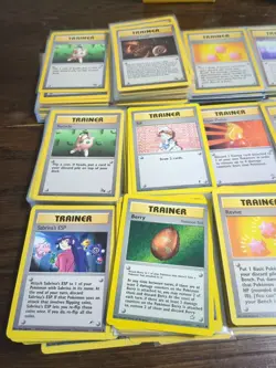 Vintage Pokemon TCG Lots 1200 WOTC era Trainer cards, Neo,Gym Challenge, Jungle - Image 3