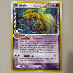 Ninetales 8/101 Delta Species EX Dragon Frontiers 2006 Holo Rare Pokemon TCG LP - Image 1