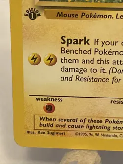 Pikachu 60/64 Jungle-1st Edition Regular Pokemon Card Near Mint - Image 5