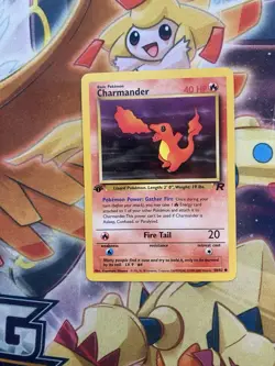 Charmander 50/82 1ST EDITION Team Rocket Vintage Pokemon TCG NM - Image 1