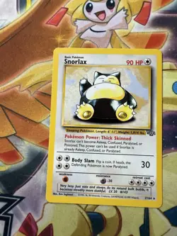 Pokemon TCG Snorlax 27/64 Jungle Unlimited Non-Holo Rare NM - Image 1
