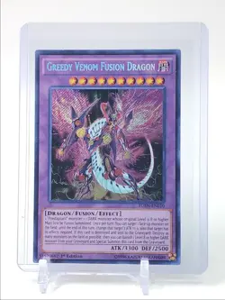 GREEDY VENOM FUSION DRAGON 2017 YU-GI-OH! FUSION ENFORCERS 1ST Q4763 - Image 1