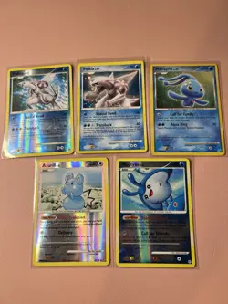 Pokemon TCG Vintage Lot - 5 Cards - Diamond and Pearl Holo and Reverse Holos - Image 1