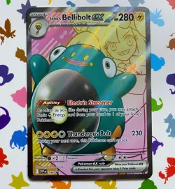 Iono's Bellibolt EX 194 Scarlet & Violet Promo NM Pokemon Card - Image 1