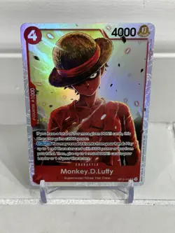 Monkey D. Luffy OP12-015 SR Legacy of the Master - ONE PIECE Card Game ENGLISH - Image 1