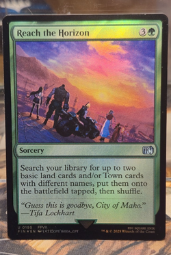FOIL U 0195 Reach the Horizon Sorcery FFVII Uncommon Final Fantasy Card MTG FIN - Image 1