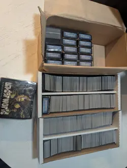 Shadowrun Trading Card Game HUGE lot Over 4000 Cards And Sealed Box - Image 1