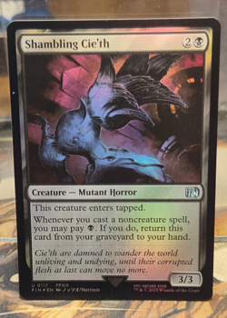 FOIL Shambling Cie'th MTG Final Fantasy NM Uncommon U 0117 FFXIII Card Horror - Image 1