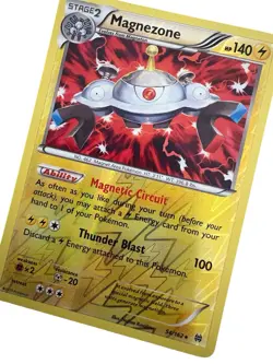 🇨🇦 Pokemon Card NM Magnezone 54/162 Reverse Holo Rare - XY Breakthrough - Image 2