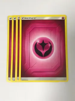 Pokemon Card 2019 4x Playset Fairy Energy Near Mint - Image 1