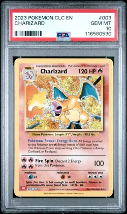 POKEMON PSA 10 2023 Charizard 003 CLC ENGLISH Trading Card Classic * 0530 - Image 1