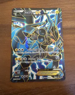 Pokemon TCG Zekrom-Ex Holo Full Art Card MP Next Destinies 97/99 POOR CONDITION - Image 1