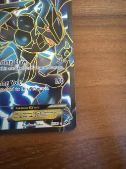 Pokemon TCG Zekrom-Ex Holo Full Art Card MP Next Destinies 97/99 POOR CONDITION - Image 3