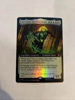 Anti Venom Horrifying Healer Extended Art Foil Card #0244 MTG - Image 1