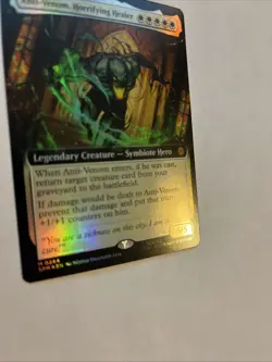 Anti Venom Horrifying Healer Extended Art Foil Card #0244 MTG - Image 2