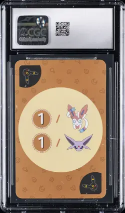 2019 POKEMON PLAYING CARDS KOREAN POINT SALAD -EEVEE EDITION UMBREON CGC 8 - Image 2