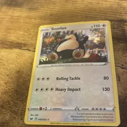 Snorlax 140/202 Cosmos Holo SWSH01: Sword & Shield Base Set Pokemon TCG Card - Image 1