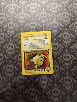 Dark Raichu Rare Holo Pokemon card 1st edition Team Rocket set 83/82 - Image 3