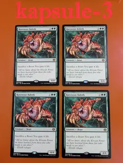 4x Ravenous Baloth | Garruk vs Liliana | MTG Magic Cards - Image 1