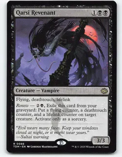Qarsi Revenant #86 Magic the Gathering Card - Image 1