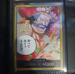 DON !! Card Gol D.Roger Gold Carrying on His Will ONE PIECE Card Japanese NM - Image 1