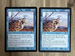 Awesome Magic The Gathering MTG Card Scourge Brain Freeze X2 29/143 LP - Image 1