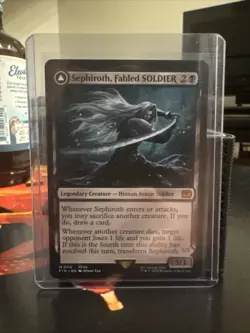 Sephiroth Fabled Soldier Magic the Gathering Card, Final Fantasy - Image 1
