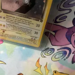 Pokemon Dark Magneton TCG Holo Rare Card 11/82 Unlimited 1st Edition NM Swirl - Image 4