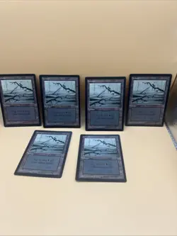 1993 Magic, The Gathering Beta Swamp (Lot of 6 Vintage MTG Basic Land Lp - Image 1