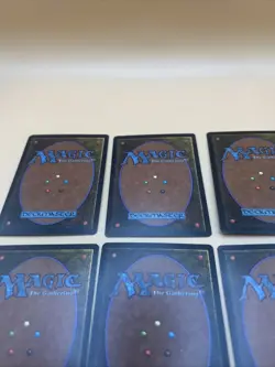 1993 Magic, The Gathering Beta Swamp (Lot of 6 Vintage MTG Basic Land Lp - Image 3