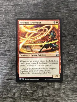 MTG 1x Reckless Fireweaver x1 LP Kaladesh - Image 1
