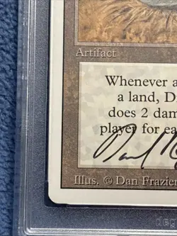 1994 Dingus egg MTG graded signed by Dan Frazier revised edition - Image 5