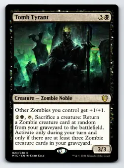 Tomb Tyrant R Commander: Innistrad: Midnight Hunt # 23 NM - Image 1